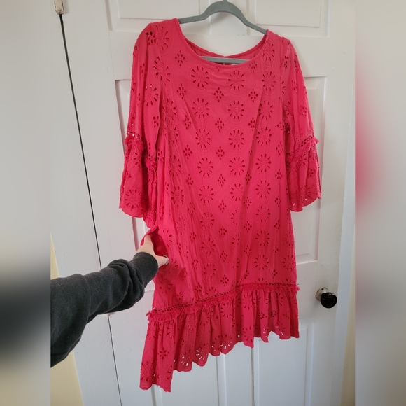 Anthropologie Dani Eyelet Lace Dress - Picture 5 of 9